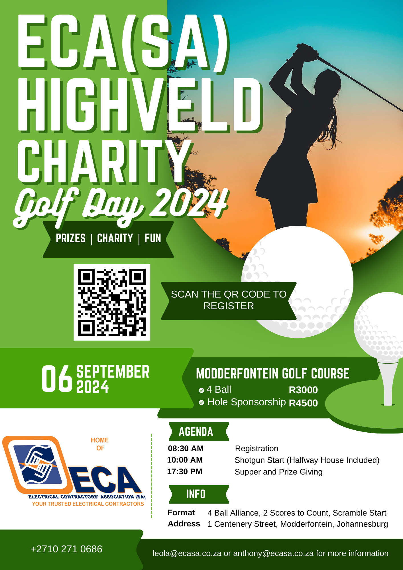 ECA HIGHVELD CHARITY GOLF DAY APPROACHES | ELECTRICAL CONTRACTORS